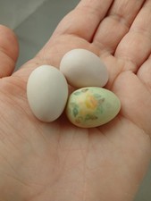 Small Ceramic Eggs - 3pcs
