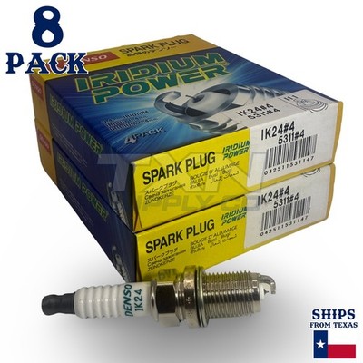8 Pack Denso 5311 Iridium Power Spark Plugs IK24