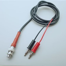 SHV 5KV 5000V Male (hole) High Voltage to 2x 4mm Banana Plug RG58 cable 1~16FT