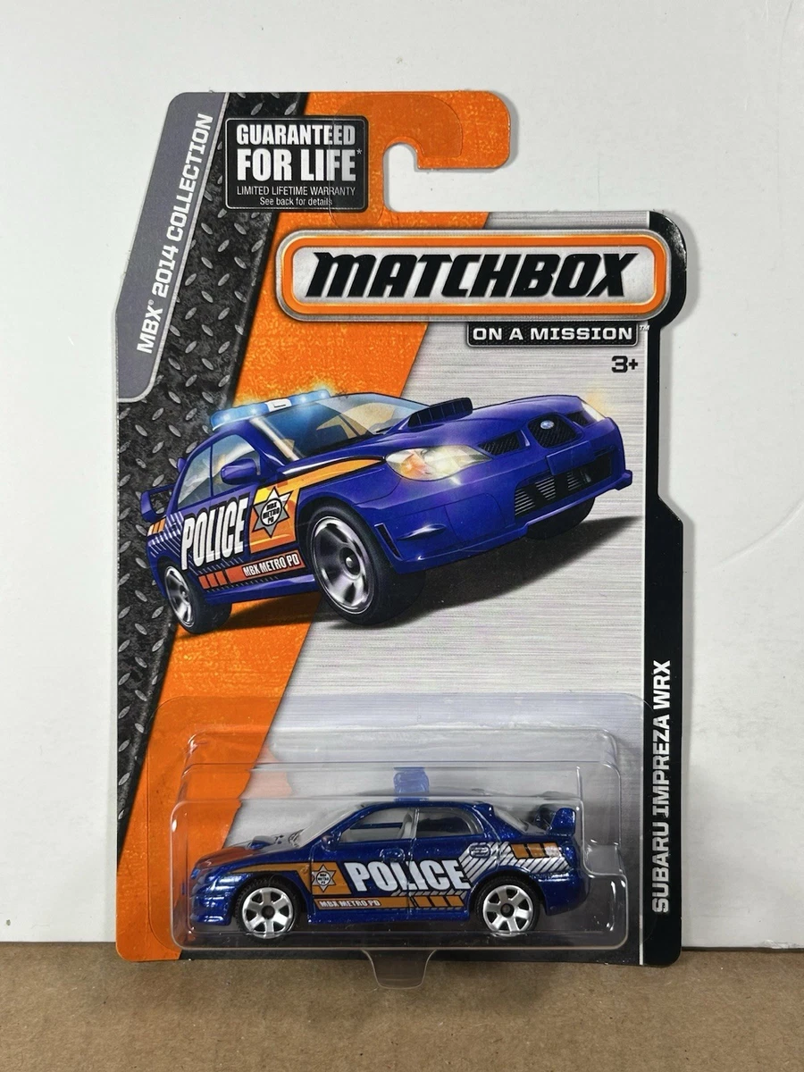 Литые модели полицейских транспортных средств Matchbox Subaru