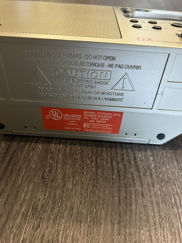 CC Radio Plus DX AM FM TV Weather Band Receiver With Power Cord Tested - Picture 5 of 10