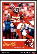 2019 Score #8 Anthony Hitchens Chiefs Iowa 8 - NM/MT
