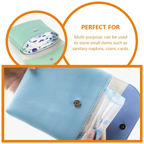 2 Pcs Sanitary Tampon Bag Travel Storage Bag, Menstrual Pads - Picture 10 of 12