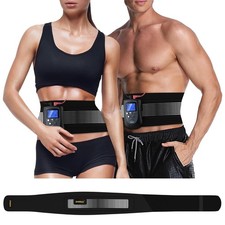 DOMAS Ab Belt Abdominal Muscle Toner- Abs Stimulator with 6 Modes Electronic ...