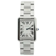 Cartier Tank Solo 34.8mm White Dial Watch Reference #W5200014