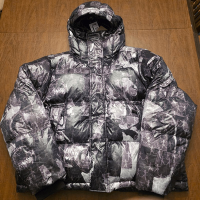 Puma x Kidsuper All Over Print Puffer Jacket 626704 01 Black Men's Size L