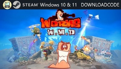 NEU PC Computer Spiel Worms WMD für Windows 10 11 STEAM Download Code Game Key