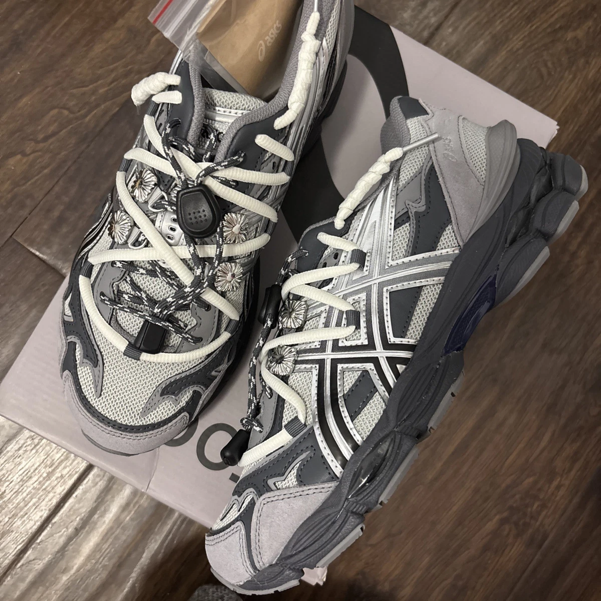 TOGA x ASICS Gel Cumulus 16 TG Brown Blue Pure Silver for Sale