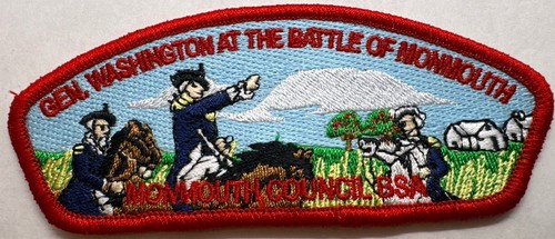 Parche BSA CSP George Washington en la batalla de Monmouth - Consejo de Monmouth NJ