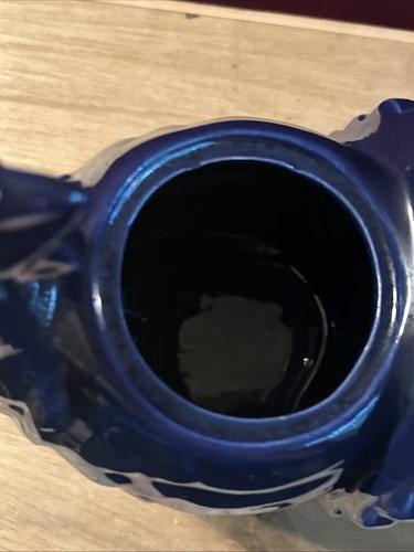 Vtg Red Wing USA 257 Colbalt Blue Chicken Teapot - Picture 9 of 12