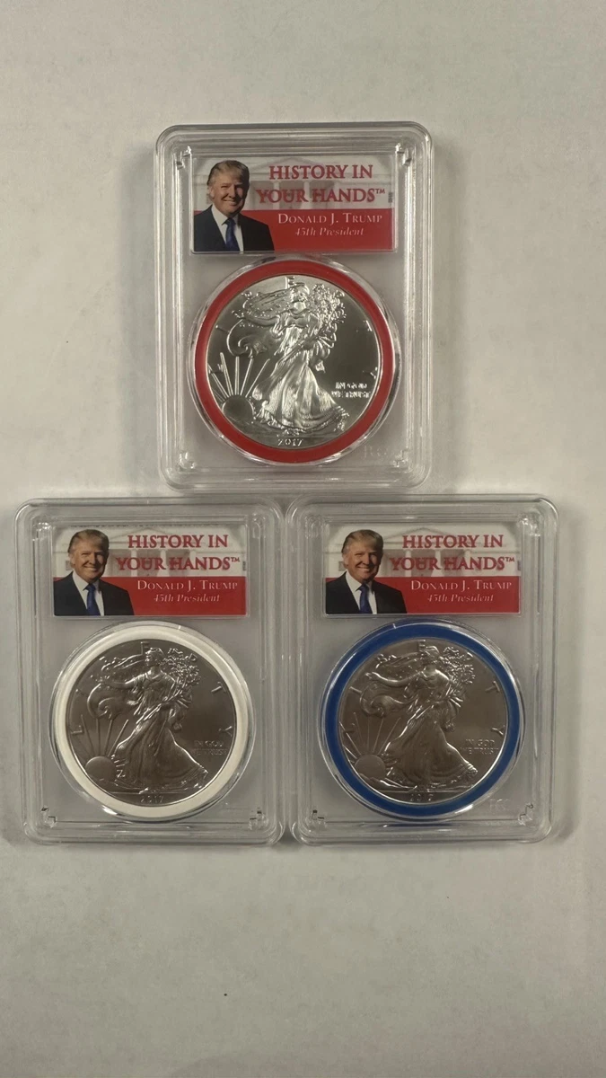 25+ American Eagle MS 70 Graded 2017 Silver Bullion Coins for sale
