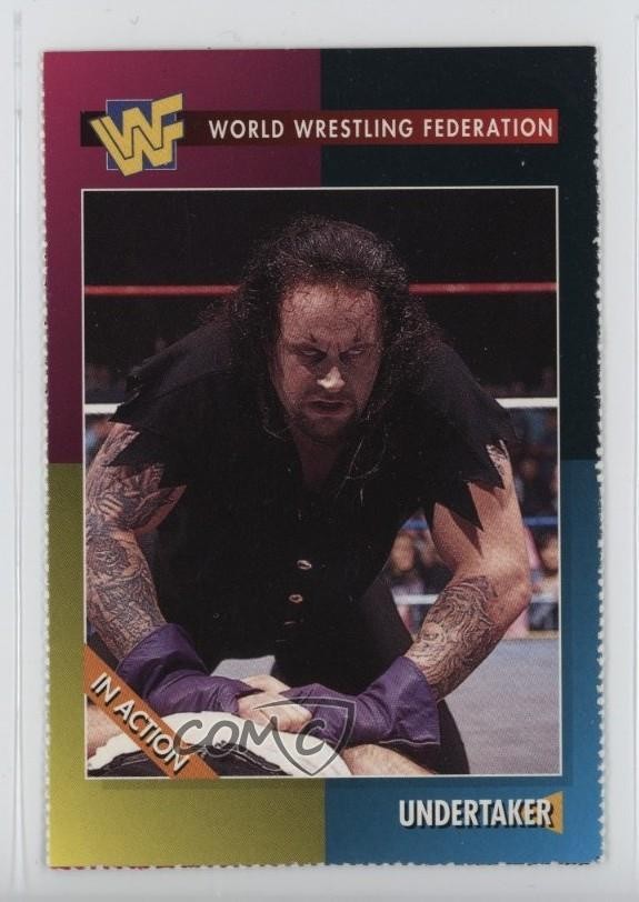 1995 WWF Magazine Cards Undertaker #28 6ns