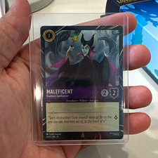 Disney Lorcana Maleficent Exultant Spellcaster 4/204 Enchanted Foil