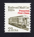 Scott #2265 Railroad Mail Car 1920s Coil Single Stamp - MNH VF