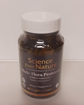 Science from Nature Multi-Flora Probiotic, 60 vegan capsules