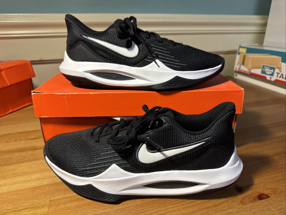 Talla 10 - Nike Precision 5 Negro Blanco Foto 2 de 4