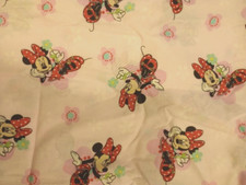 Disney minnie mouse fun fabric pink flower length 14 x 9 inch 1pc new