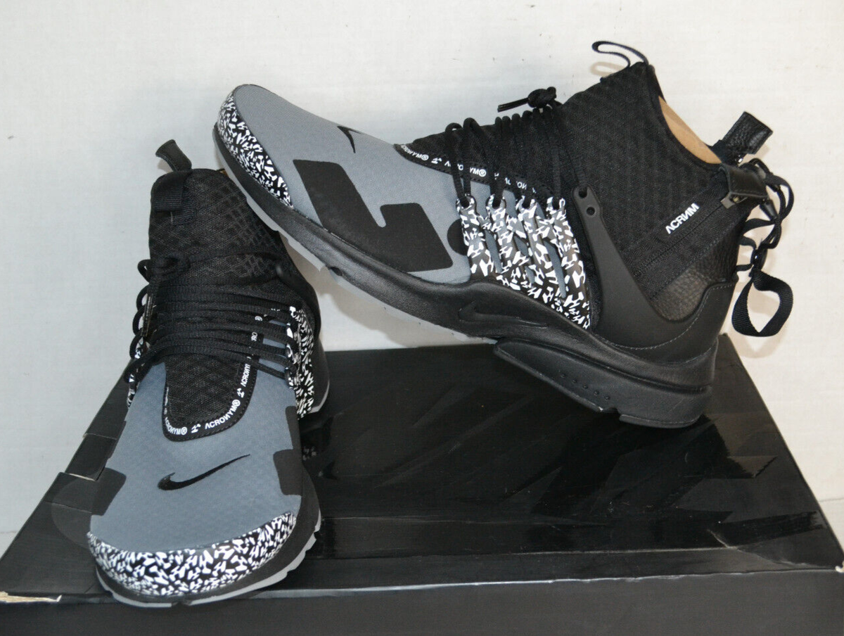 Nike Air Presto Mid Acronym Size 14 Cool Grey AH7832-001