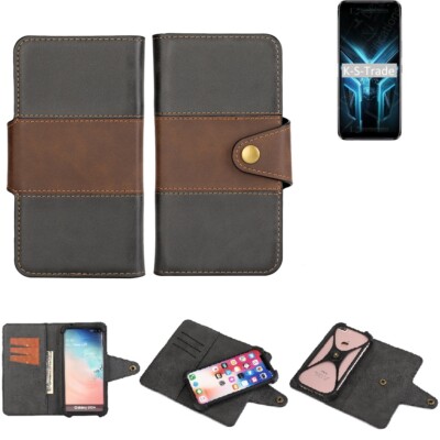 Handy Hülle für ZTE Blade V2020 5G Wallet Case + Cover Handyhülle Tasche Brau