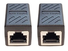 Rj45 Inline Coupler Adapter Female To Female Ethernet Cable Extender 8pin Modula