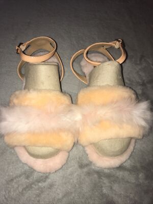 UGG Fluff Fest Sandale UK Größe 5 Tadelloser Zustand