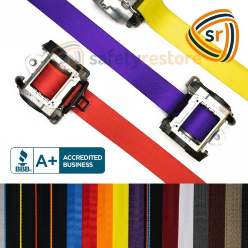 ALL COLORS FOR Chevrolet C3500HD SEAT BELT WEBBING REPLACEMENT #1 - Picture 1 of 2