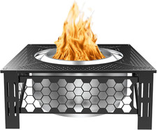 Surround Table for Solo Stove Bonfire Ranger Mesa - Thick Metal Black