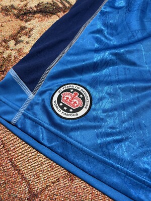 Supreme Jacquard Soccer Short Blue Size Small Brand New | eBay