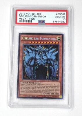 2016 YuGiOh Obelisk the Tormentor CT13-EN002 Limited Edition