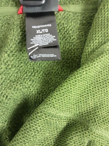 Abrigo Chaqueta para Hombre The North Face Bolsillos Texturizados Verde Cuello Simulado Cremallera XL - Imagen 4 de 11