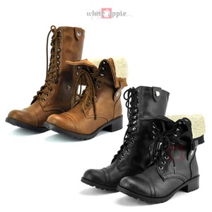 fashion lace up boots