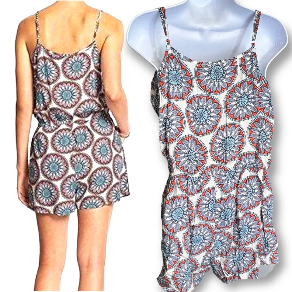 Женский джемпер игровой костюм-комбинезон Banana Republic геометрический летний размер маленький - Изображение 2 из 4