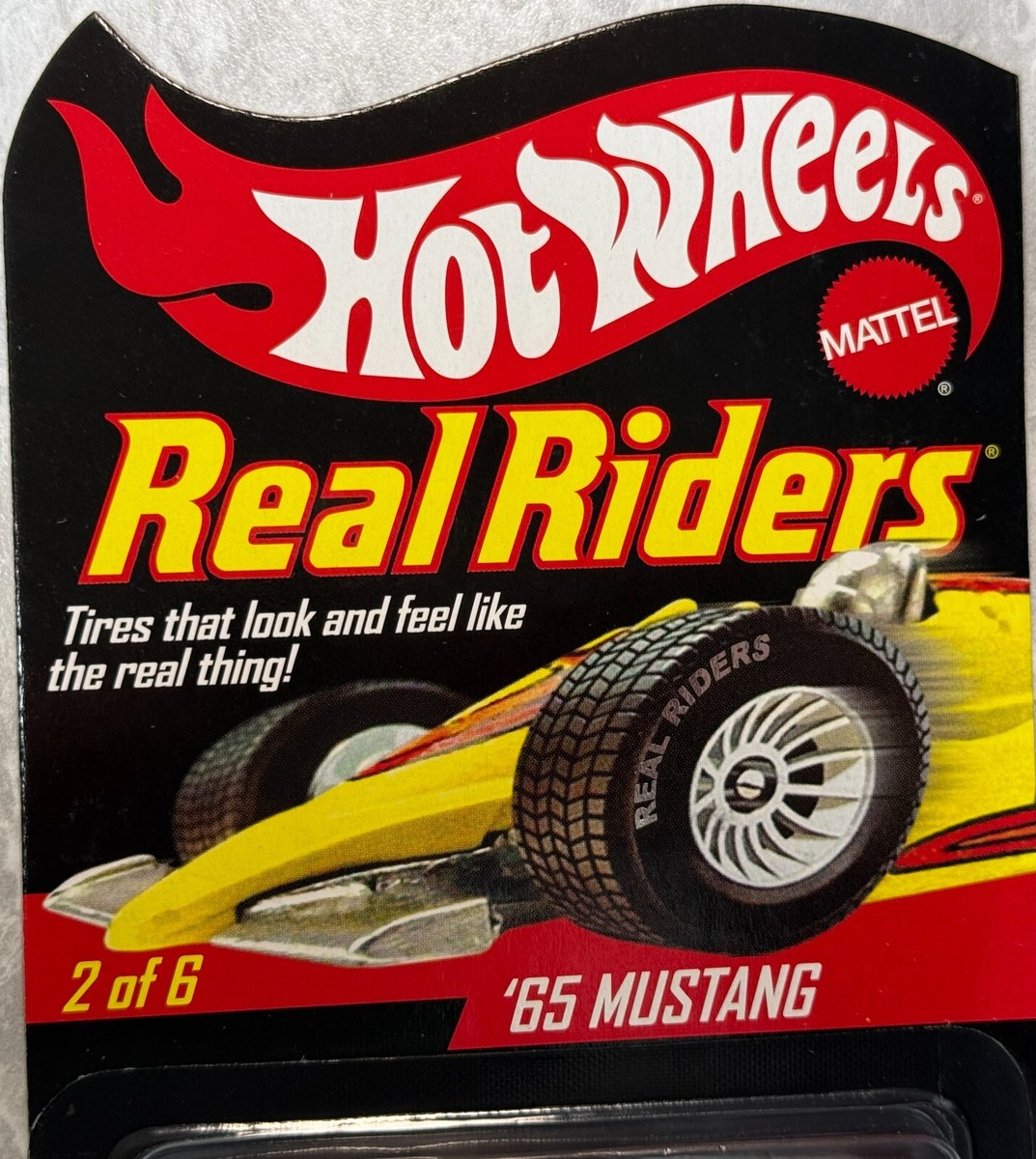 Hot Wheels Real Riders Series 7 , '65 Mustang, 1269/10000 , Free