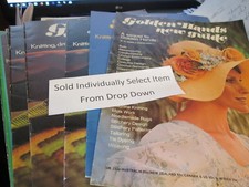 Golden Hands Craft Sewing/Knitting/Macrame/Embroidery Guide-Your Choice