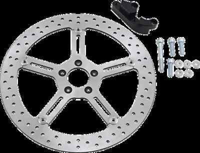 AN Big Brake Floating Rotor Kit 15in Fr Rt Hub Mount Blackline 11-13