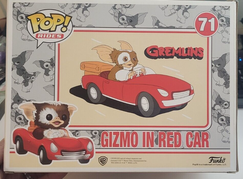 Funko Pop Gizmo Red Car – Gremlins, édition Limitée Hot Topic 2019