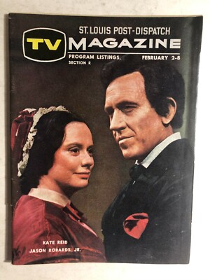 TV MAGAZINE St. Louis (MO) Post-Dispatch February 2, 1964 Jason Robards cover