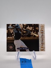 1995 Upper Deck #8 One on One Michael Jordan First Homer Baseball Rookie Card. rookie card picture