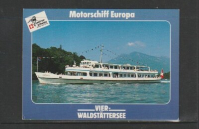 AK-''Europa''-2 gedecktes Motorschiff-Vier Waldstattersee-Vierwaldstättersee-1976 auf