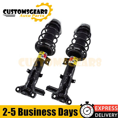2x Front Shocks Struts Assys w/ADS For Mercedes W218 W212 CLS63 E63 AMG 6.3L RWD