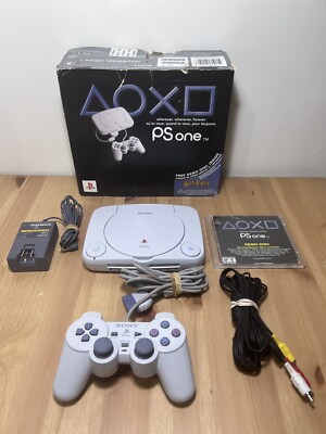 Sony Playstation PS One White Console Model SCPH-101 - Original Box ...