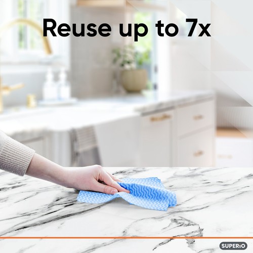 Handy Wipes Reusable Multi-Purpose Cloths, 5 Pcs. 20"x12" - Picture 6 of 6