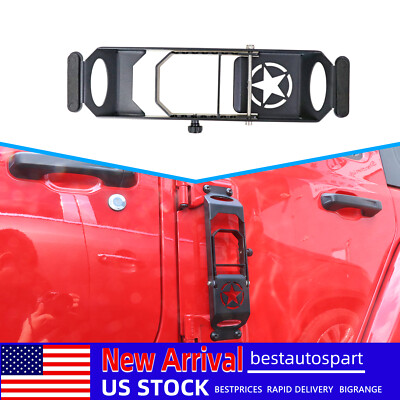 1PCS Foldable Metal Foot Pedal Door Hinge Step For Jeep Wrangler JK JL JT 2007+