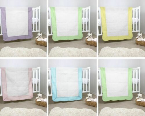 Handmade Baby Quilt For Nursery Warm Soft Baby Blanket Cotton Crib Quilt - Afbeelding 1 van 32