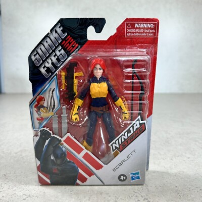 G.I. Joe Scarlett Snake Eyes Movie 6-Inch Ninja Strike Toy Action Figure 