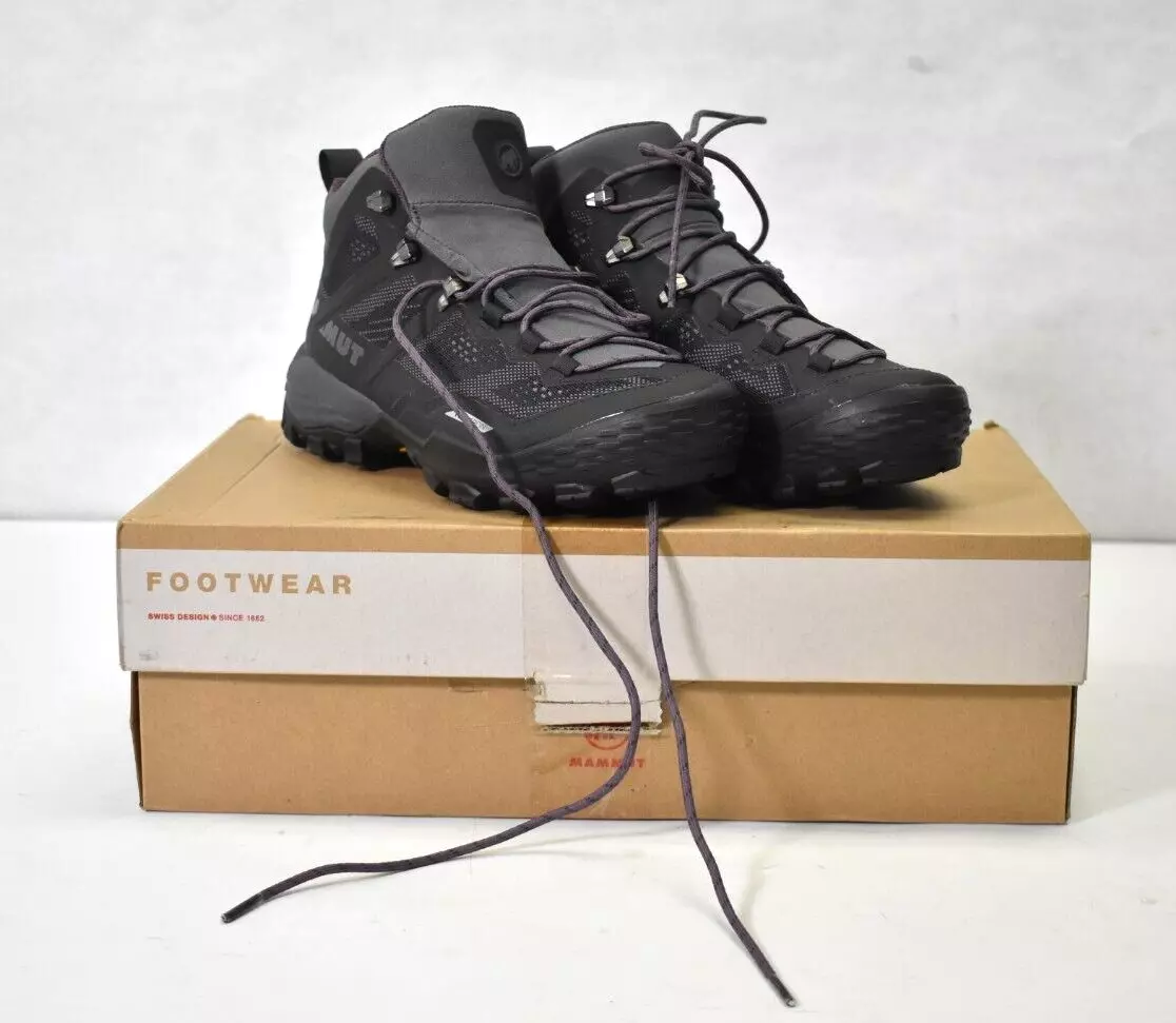 Mammut Ducan Mid GTX Backpacking Hiking Boots Womens Size 6.5