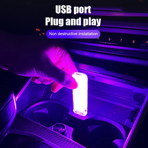 Mini Touching LED Atmosphere Light RGB Universal Car Interior Touch Control Lamp - Picture 3 of 12
