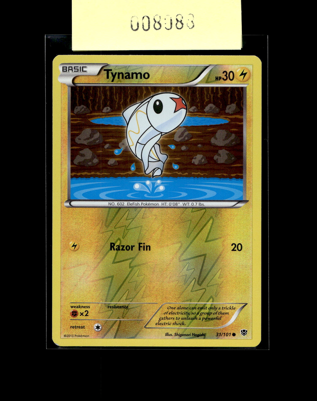 Plasma Blast #31/101 Tynamo NM Reverse Holo