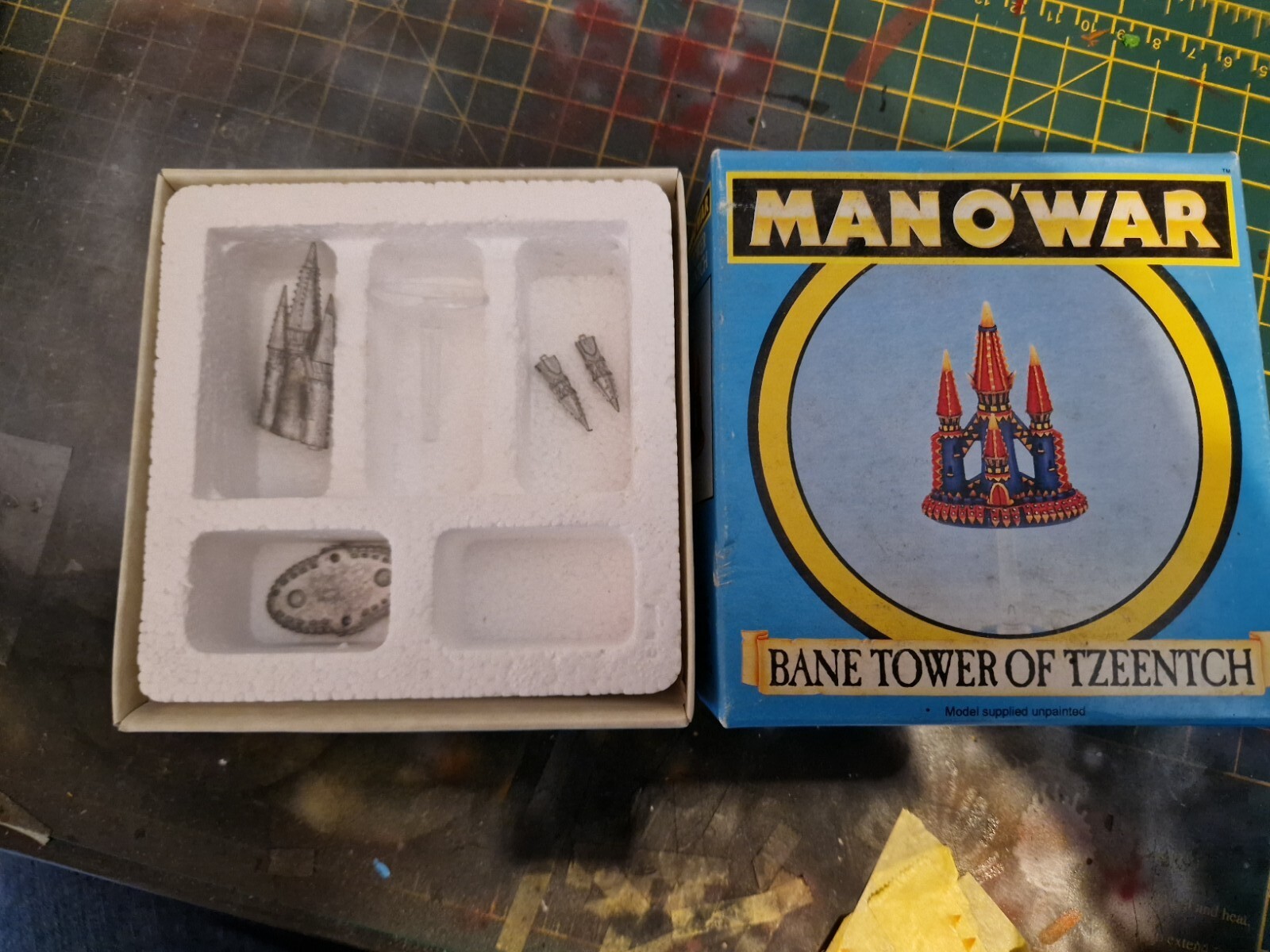 Warhammer Man O War Collection OOP, majority unbuilt/unpainted READ