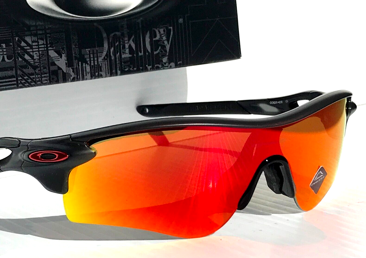 NEW Oakley RADARLOCK PATH Matte Black Ink PRIZM Ruby Lens Sunglass